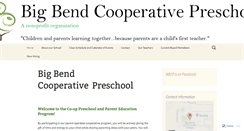 Desktop Screenshot of bbcooppreschool.com